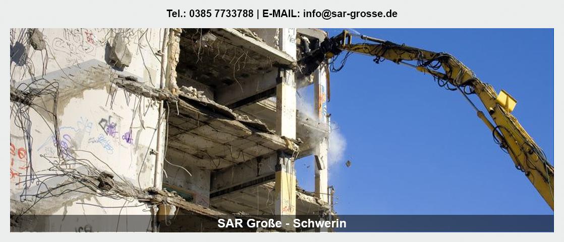 Selektiver Rückbau mit getrennten Materialien